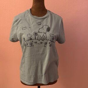 Peanuts Green Snoopy Short Sleeve Tee